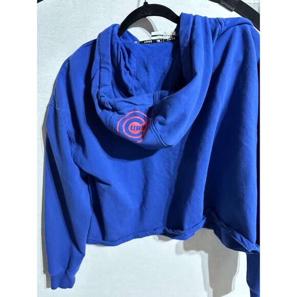 DKNY Chicago Cubs cropped hooded shirt - Picture 4 of 6